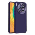 For Huawei Mate 30 Pro Nano Lens Cover Liquid Silicone Phone Case(Dark Purple) - 1