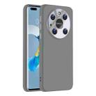 For Huawei Mate 40 Pro Nano Lens Cover Liquid Silicone Phone Case(Titanium Gray) - 1