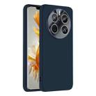 For Huawei Mate 50 Pro Nano Lens Cover Liquid Silicone Phone Case(Titanium Blue) - 1