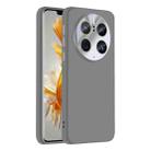 For Huawei Mate 50 Pro Nano Lens Cover Liquid Silicone Phone Case(Titanium Gray) - 1