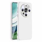 For Huawei Mate 60 Pro / 60 Pro+ Nano Lens Cover Liquid Silicone Phone Case(White) - 1