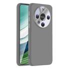 For Huawei Mate 60 Pro / 60 Pro+ Nano Lens Cover Liquid Silicone Phone Case(Titanium Gray) - 1