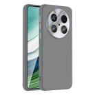 For Huawei Mate 70 Nano Lens Cover Liquid Silicone Phone Case(Titanium Gray) - 1