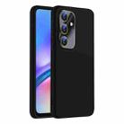 For Samsung Galaxy A05s Nano Lens Cover Liquid Silicone Phone Case(Black) - 1