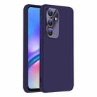 For Samsung Galaxy A05s Nano Lens Cover Liquid Silicone Phone Case(Dark Purple) - 1