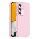 For Samsung Galaxy A13 / A04e Nano Lens Cover Liquid Silicone Phone Case(Pink) - 1