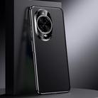 For Huawei nova 14 Pro Genuine Leather PC Phone Case(Black) - 1