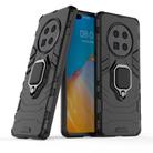 For Huawei Mate 40 Shockproof PC + TPU Protective Case with Magnetic Ring Holder(Black) - 1