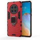 For Huawei Mate 40 Shockproof PC + TPU Protective Case with Magnetic Ring Holder(Red) - 2