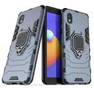 For Samsung Galaxy A01 Core Shockproof PC + TPU Protective Case with Magnetic Ring Holder(Navy Blue) - 1
