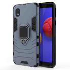 For Samsung Galaxy A01 Core Shockproof PC + TPU Protective Case with Magnetic Ring Holder(Navy Blue) - 2