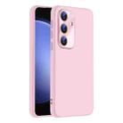 For Samsung Galaxy S23 FE 5G Nano Lens Cover Liquid Silicone Phone Case(Pink) - 1