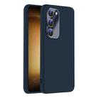 For Samsung Galaxy S23+ 5G Nano Lens Cover Liquid Silicone Phone Case(Titanium Blue) - 1