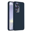 For Samsung Galaxy S24 5G Nano Lens Cover Liquid Silicone Phone Case(Titanium Blue) - 1