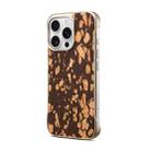 For iPhone 16 Denior A18 WoodenPaint MagSafe Phone Case(Brown) - 2