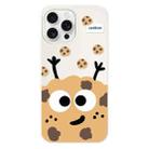 For iPhone 16 Pro Max Skin Feeling Jelly TPU Hybrid PC Phone Case(Cookie White) - 1