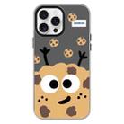 For iPhone 16 Pro Skin Feeling Jelly TPU Hybrid PC Phone Case(Cookie Black) - 1