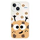 For iPhone 14 Skin Feeling Jelly TPU Hybrid PC Phone Case(Cookie White) - 1