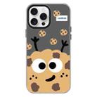 For iPhone 11 Pro Max Skin Feeling Jelly TPU Hybrid PC Phone Case(Cookie Black) - 1