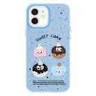 For iPhone 11 Skin Feeling Jelly TPU Hybrid PC Phone Case(Little Monster Blue) - 1