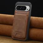 For Google Pixel 10 Pro XL LC.IMEEKE L3 Series Detachable RFID Card Bag Magsafe Phone Case(Brown) - 2