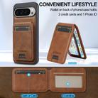 For Google Pixel 10 Pro XL LC.IMEEKE L3 Series Detachable RFID Card Bag Magsafe Phone Case(Brown) - 3