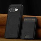 For Google Pixel 9a LC.IMEEKE L3 Series Detachable RFID Card Bag Magsafe Phone Case(Black) - 2