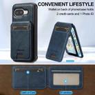 For Google Pixel 9a LC.IMEEKE L3 Series Detachable RFID Card Bag Magsafe Phone Case(Blue) - 3