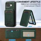 For Google Pixel 9a LC.IMEEKE L3 Series Detachable RFID Card Bag Magsafe Phone Case(Green) - 3