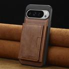 For Google Pixel 10 / 10 Pro LC.IMEEKE L5 Series Detachable RFID Card Bag Magsafe Phone Case(Brown) - 2