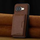 For Google Pixel 9a LC.IMEEKE L5 Series Detachable RFID Card Bag Magsafe Phone Case(Brown) - 2