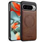 For Google Pixel 10 / 10 Pro LC.IMEEKE Magsafe Phone Case(Brown) - 1