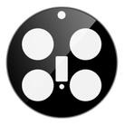 For vivo X200 Pro imak Black Version HD Glass Rear Camera Lens Film, Self-positioning Version - 2