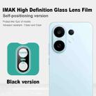 For vivo S30 5G imak Black Version HD Glass Rear Camera Lens Film, Self-positioning Version - 3