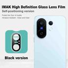 For vivo X200 FE imak Black Version HD Glass Rear Camera Lens Film, Self-positioning Version - 3
