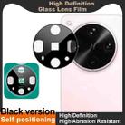 For OPPO Find X8 Ultra imak Black Version HD Glass Rear Camera Lens Film, Self-positioning Version - 3