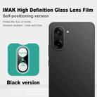 For OnePlus Ace 5 Racing imak Black Version HD Glass Rear Camera Lens Film, Self-positioning Version - 2