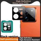 For Realme GT7 Pro 5G imak Black Version HD Glass Rear Camera Lens Film, Self-positioning Version - 3