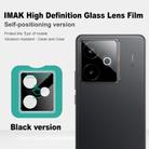 For Realme GT 7 / 7T Global imak Black Version HD Glass Rear Camera Lens Film, Self-positioning Version - 3
