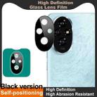 For Honor 200 imak Black Version HD Glass Rear Camera Lens Film, Self-positioning Version - 3