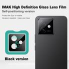 For Honor X60 GT 5G imak Black Version HD Glass Rear Camera Lens Film, Self-positioning Version - 2