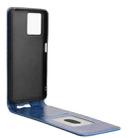 For HMD Fusion 5G Magnetic Vertical Flip Leather Phone Case(Blue) - 3