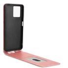 For HMD Fusion 5G Magnetic Vertical Flip Leather Phone Case(Rose Gold) - 3