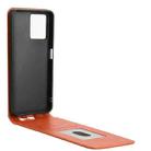 For HMD Fusion 5G Magnetic Vertical Flip Leather Phone Case(Brown) - 3