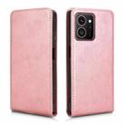 For HMD Skyline 5G Magnetic Vertical Flip Leather Phone Case(Rose Gold) - 2