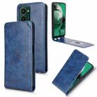 For HMD Pulse / Pulse Pro / Pulse+ Magnetic Vertical Flip Leather Phone Case(Blue) - 1