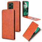 For HMD Pulse / Pulse Pro / Pulse+ Magnetic Vertical Flip Leather Phone Case(Brown) - 1