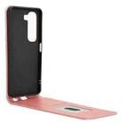 For Infinix Hot 50 4G Magnetic Vertical Flip Leather Phone Case(Rose Gold) - 3