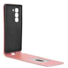 For Infinix Hot 50 Pro 4G Magnetic Vertical Flip Leather Phone Case(Rose Gold) - 3