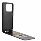 For Realme Note 60 4G / C63 4G / C61 4G Magnetic Vertical Flip Leather Phone Case(Black) - 3